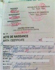 Acte de naissance